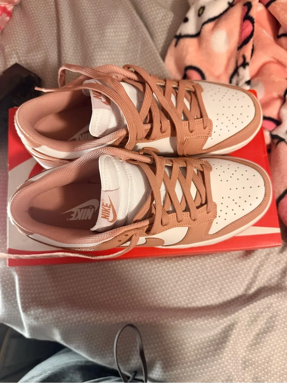 Nike Dunk low in color Rose Whisper